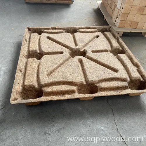 Versatile Compressed Wood Pallet for Forklift and Storage
